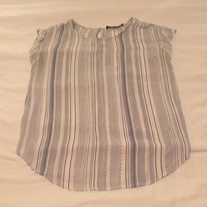 Striped flow-y top